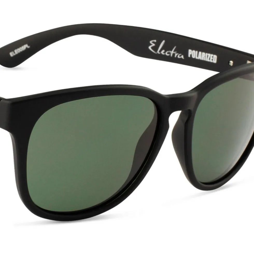 Occhiali da sole Mundaka Optic Electra Matte Black Green Polarized