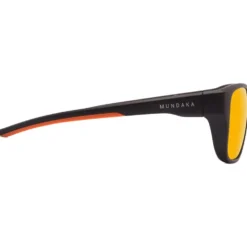 Occhiali da sole Mundaka Optic Eagle Noir Matte Brown Orange Revo