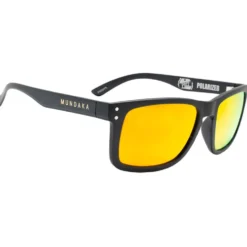 Occhiali da sole Mundaka Optic Pozz' Black Brown Cx Polarized Orange Revo