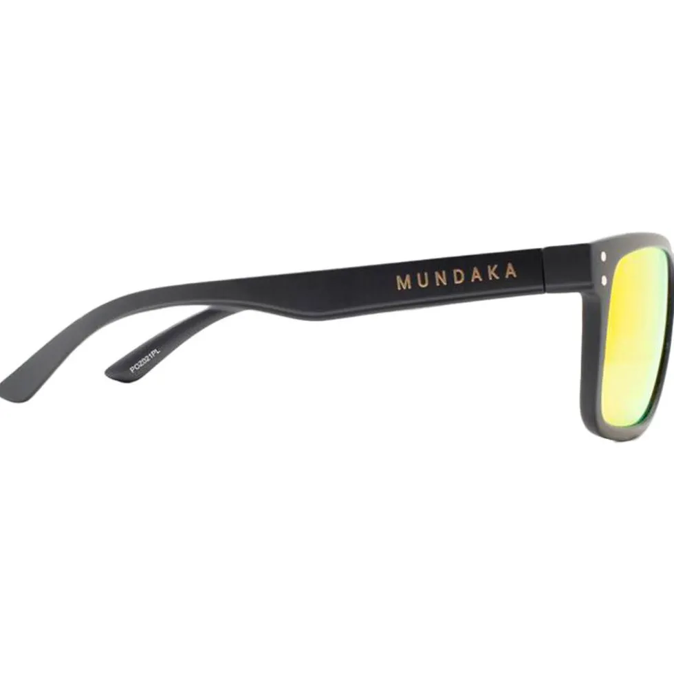 Occhiali da sole Mundaka Optic Pozz' Black Brown Cx Polarized Orange Revo