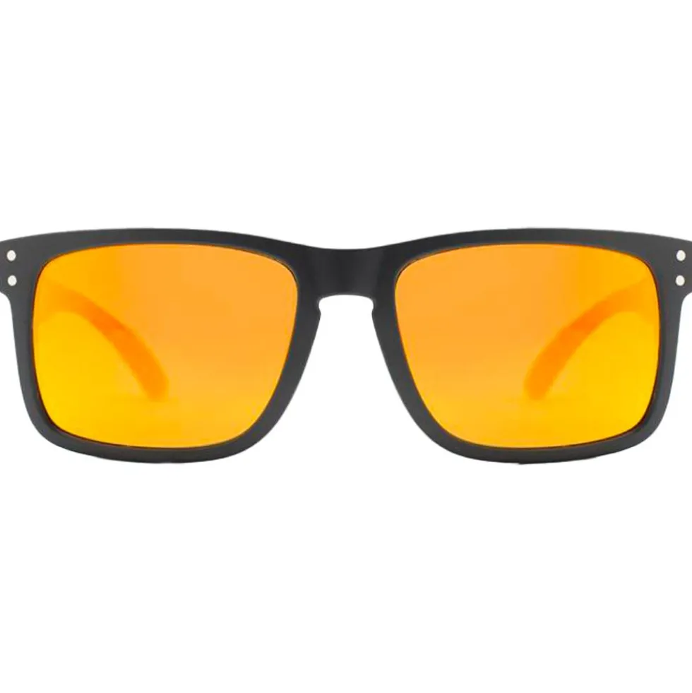 Occhiali da sole Mundaka Optic Pozz' Black Brown Cx Polarized Orange Revo