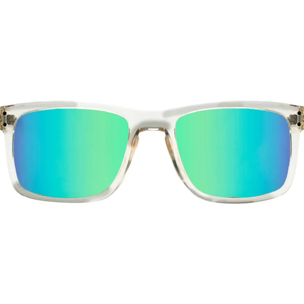 Occhiali da sole Mundaka Optic Pozz' Clear Green Cx Polarized Green Revo