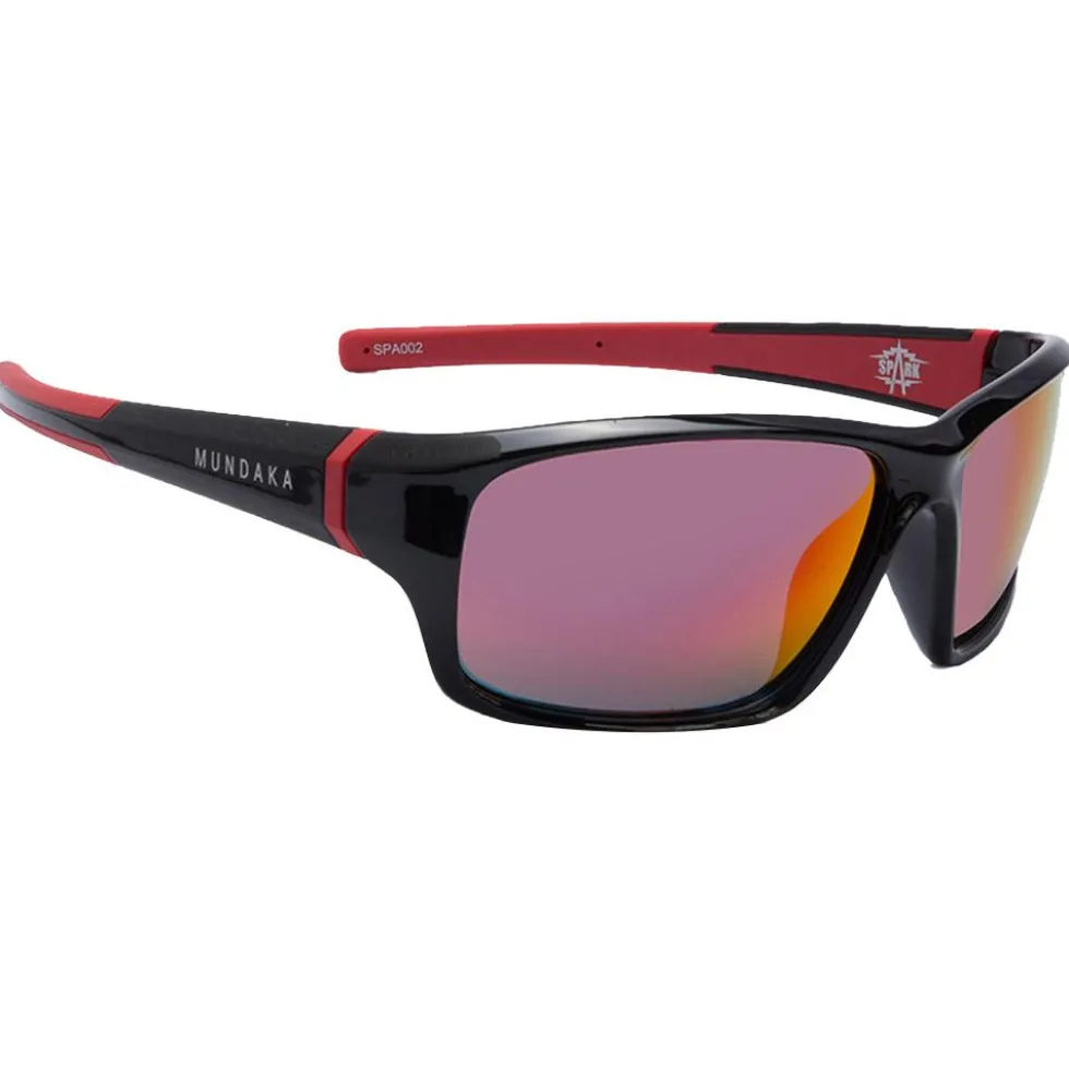 Occhiali da sole Mundaka Optic Spark Black Red Grey Red Revo