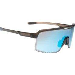 Occhiali da sole Mundaka Optic Hiru Matte Crystal Grey Smoke Cx Full Blue Revo