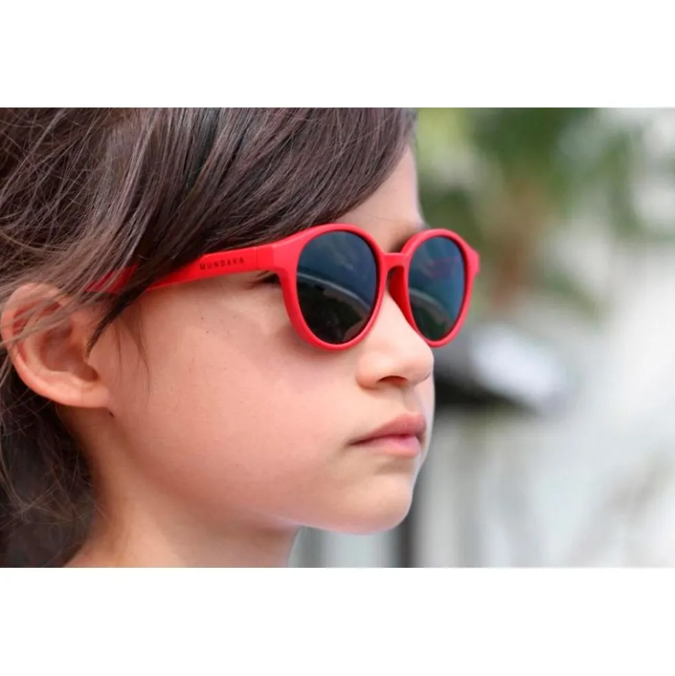 Occhiali da sole Mundaka Optic Aka Matte Red Smoke Polarized