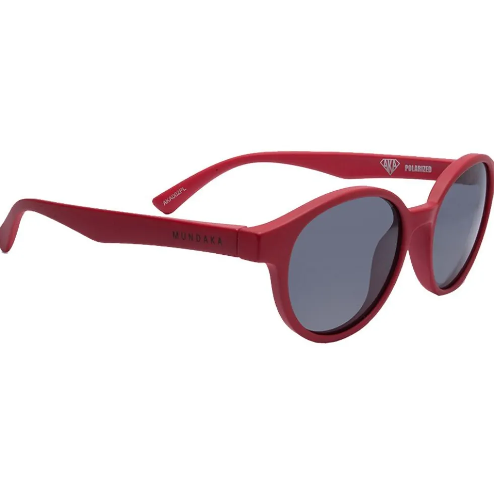 Occhiali da sole Mundaka Optic Aka Matte Red Smoke Polarized