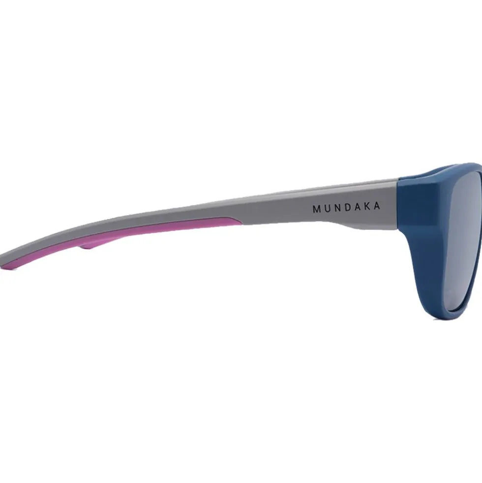 Occhiali da sole Mundaka Optic Eagle Bleu Matte Gris Smoke