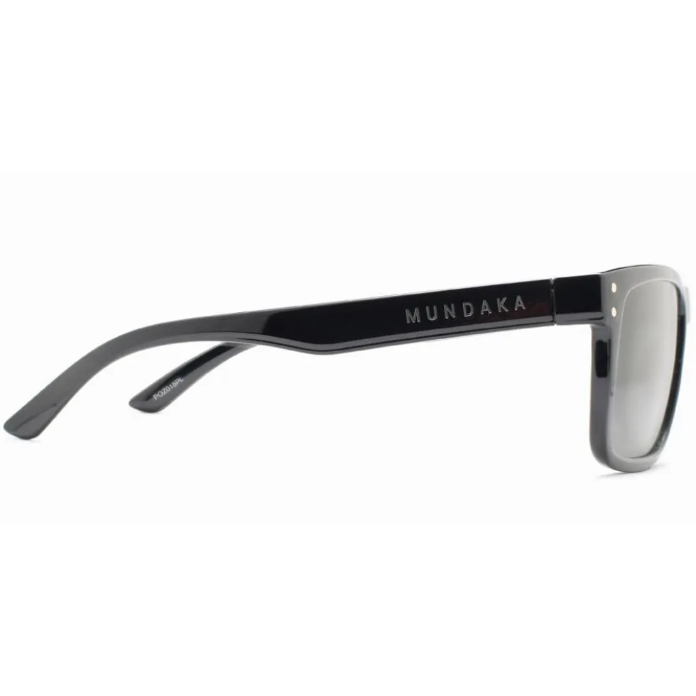 Occhiali da sole Mundaka Optic Pozz' Polished Black Green Polarized