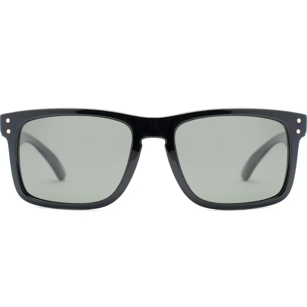Occhiali da sole Mundaka Optic Pozz' Polished Black Green Polarized
