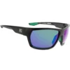 Occhiali da sole Mundaka Optic Cierzo Matte Black Smoke Green Revo Cx Polarized