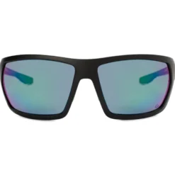 Occhiali da sole Mundaka Optic Cierzo Matte Black Smoke Green Revo Cx Polarized