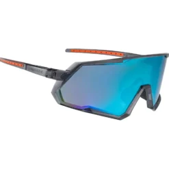 Occhiali da sole Mundaka Optic Izpegi Crystal Grey Smoke Cx Full Blue White Revo