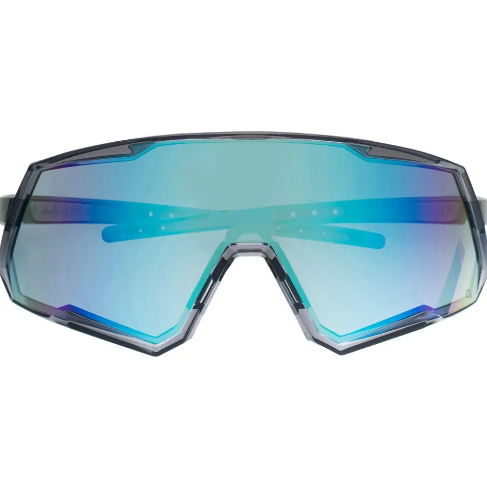 Occhiali da sole Mundaka Optic Izpegi Crystal Grey Smoke Cx Full Blue White Revo