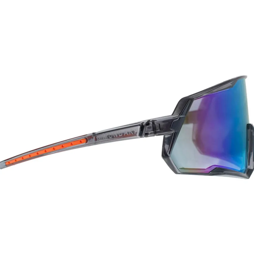 Occhiali da sole Mundaka Optic Izpegi Crystal Grey Smoke Cx Full Blue White Revo