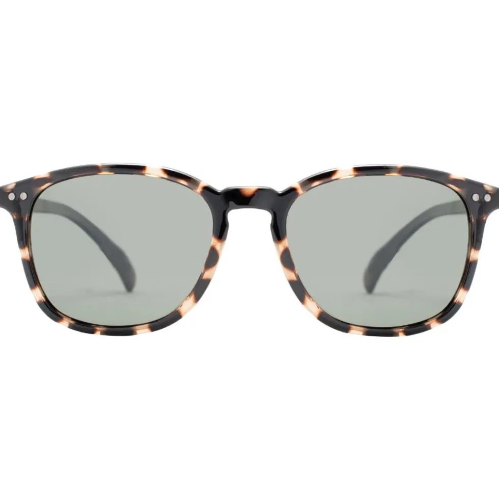 Occhiali da sole Mundaka Optic Isis Milky Brown Tortoise Black Green Polarized