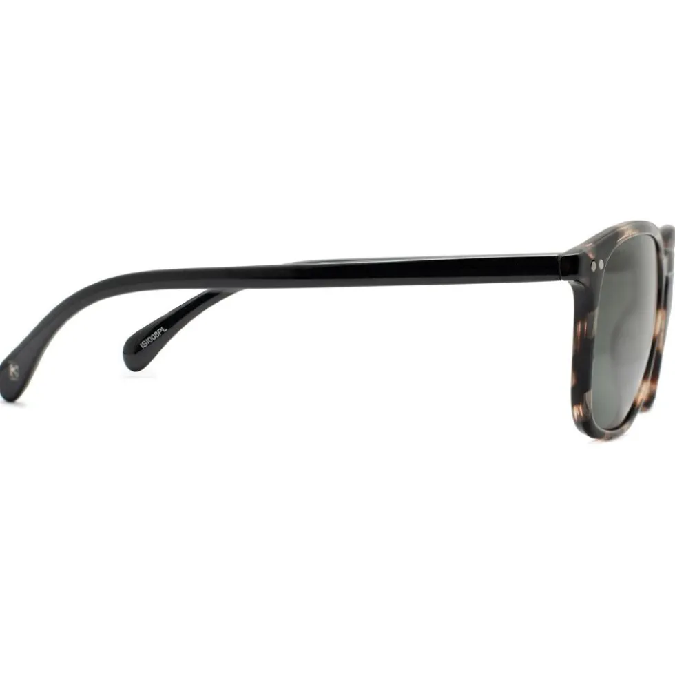 Occhiali da sole Mundaka Optic Isis Milky Brown Tortoise Black Green Polarized