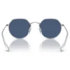 Occhiali da sole Ray Ban Jack Kids Polished Silver Dark Blue