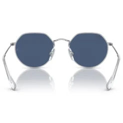 Occhiali da sole Ray Ban Jack Kids Polished Silver Dark Blue