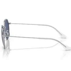 Occhiali da sole Ray Ban Jack Kids Polished Silver Dark Blue