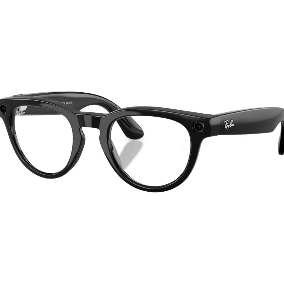 Occhiali da sole Ray Ban Meta Headliner Gen 2 Shiny Black Transition Green Graphite