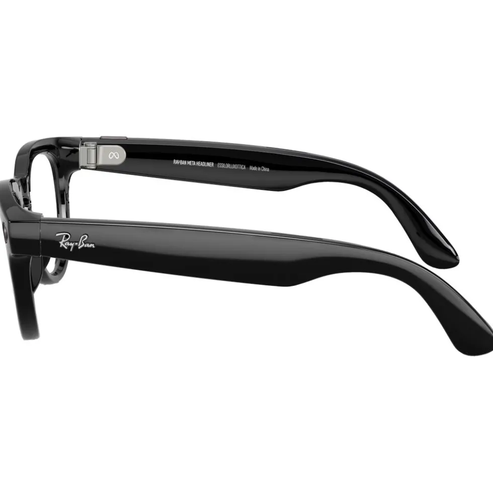 Occhiali da sole Ray Ban Meta Headliner Gen 2 Shiny Black Transition Green Graphite