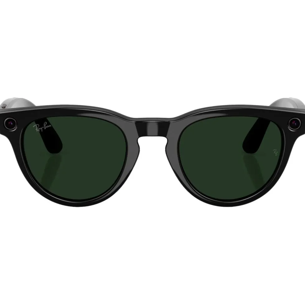Occhiali da sole Ray Ban Meta Headliner Gen 2 Shiny Black Transition Green Graphite