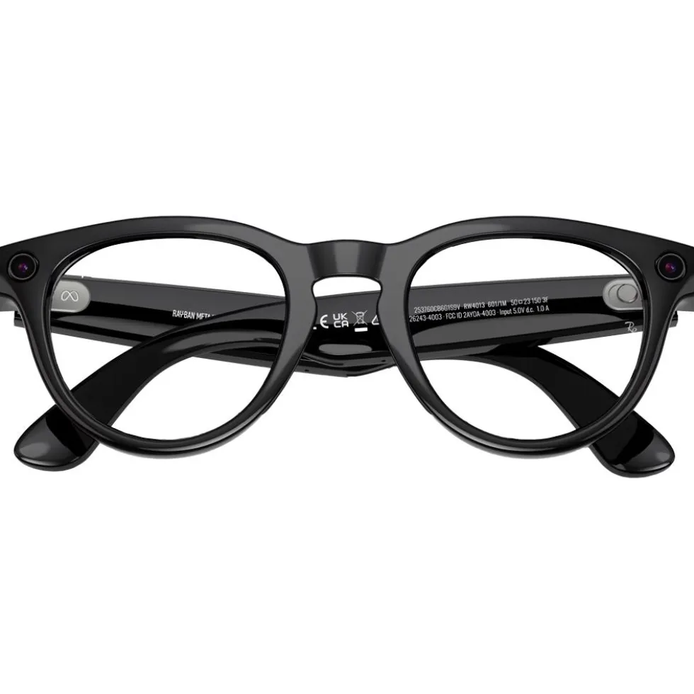 Occhiali da sole Ray Ban Meta Headliner Gen 2 Shiny Black Transition Green Graphite
