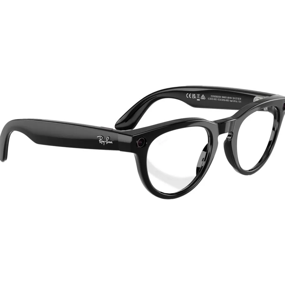 Occhiali da sole Ray Ban Meta Headliner Gen 2 Shiny Black Transition Green Graphite