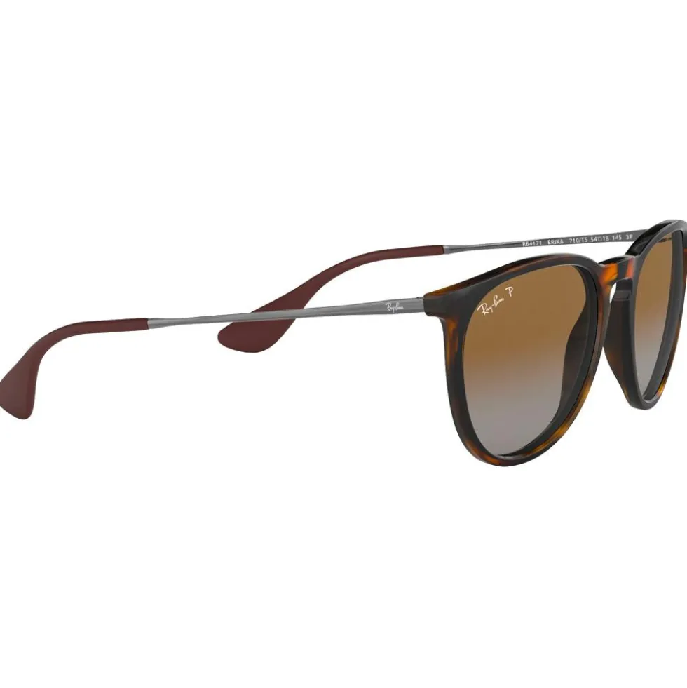 Occhiali da sole Ray Ban RB4171 Erika Classic Polished Light Havana Polar Brown