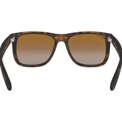 Occhiali da sole Ray Ban RB4165 Justin Classic Matte Havana Brown Grey Polar