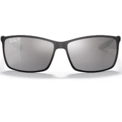 Occhiali da sole Ray Ban RB4179 Liteforce Tech Matte Black Silver Gradient Mirror Polar