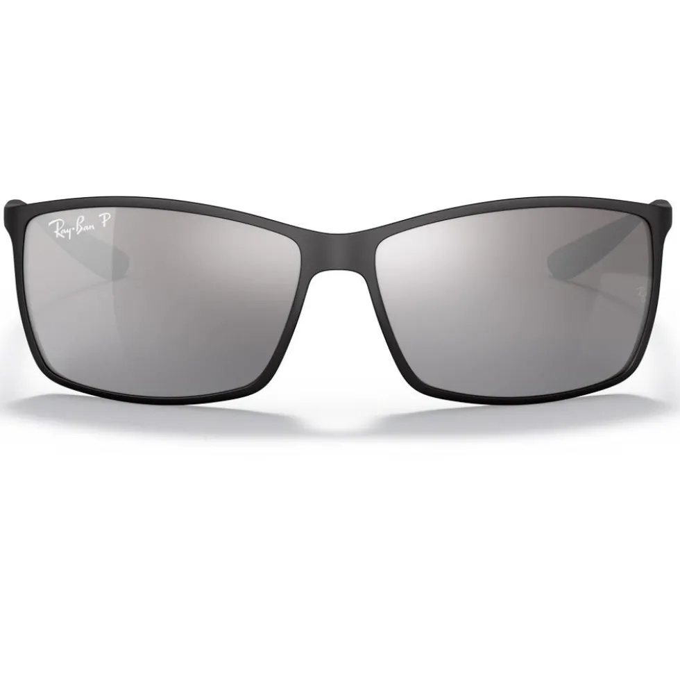 Occhiali da sole Ray Ban RB4179 Liteforce Tech Matte Black Silver Gradient Mirror Polar