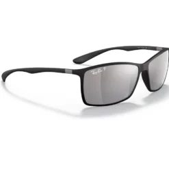 Occhiali da sole Ray Ban RB4179 Liteforce Tech Matte Black Silver Gradient Mirror Polar