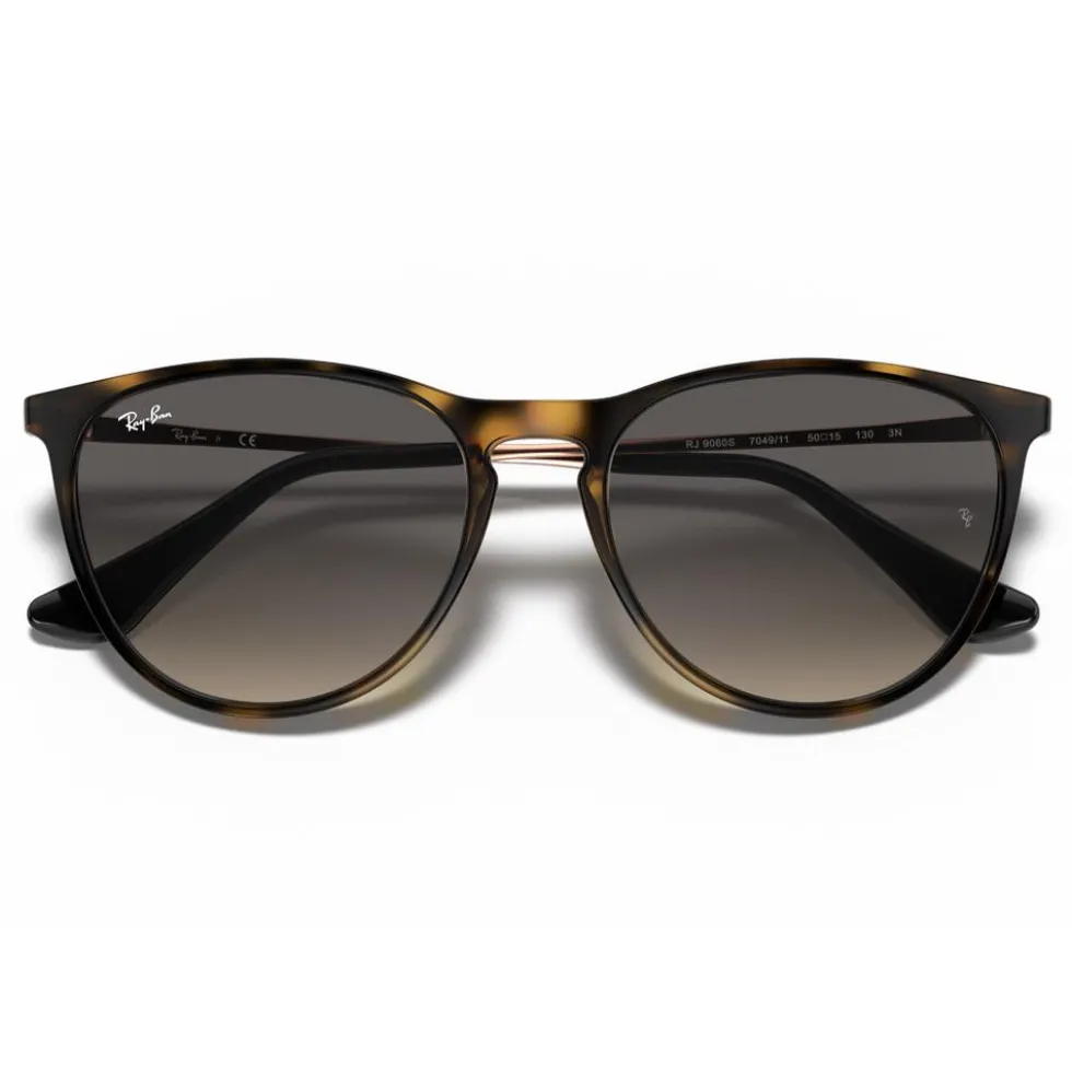 Occhiali da sole Ray Ban RB9060S Erika Kids Polished Havana Grey