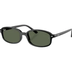 Occhiali da sole Ray Ban RB9132S Kids Polished Black Dark Green