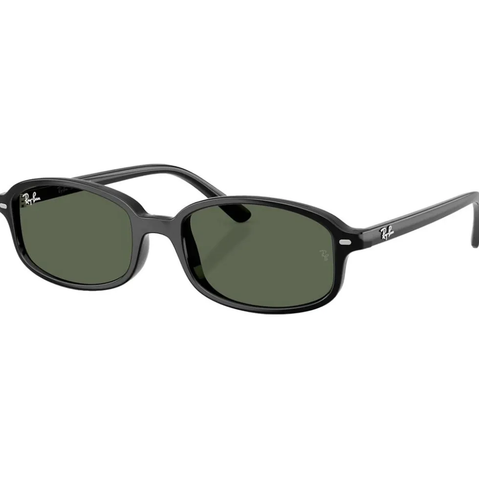 Occhiali da sole Ray Ban RB9132S Kids Polished Black Dark Green