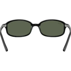 Occhiali da sole Ray Ban RB9132S Kids Polished Black Dark Green