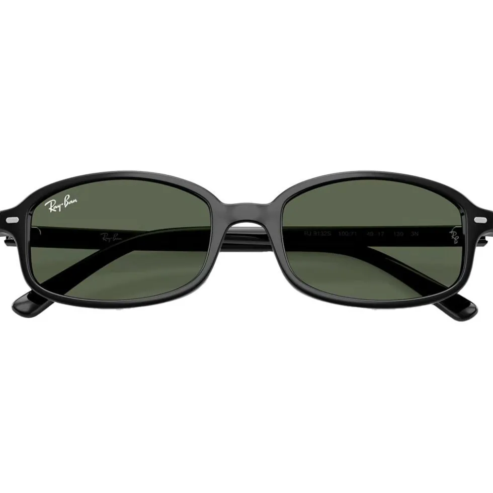 Occhiali da sole Ray Ban RB9132S Kids Polished Black Dark Green