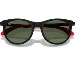 Occhiali da sole Ray Ban RB9082S Kids Mat Black Dark Green