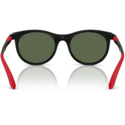 Occhiali da sole Ray Ban RB9082S Kids Mat Black Dark Green