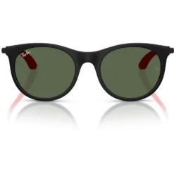 Occhiali da sole Ray Ban RB9082S Kids Mat Black Dark Green