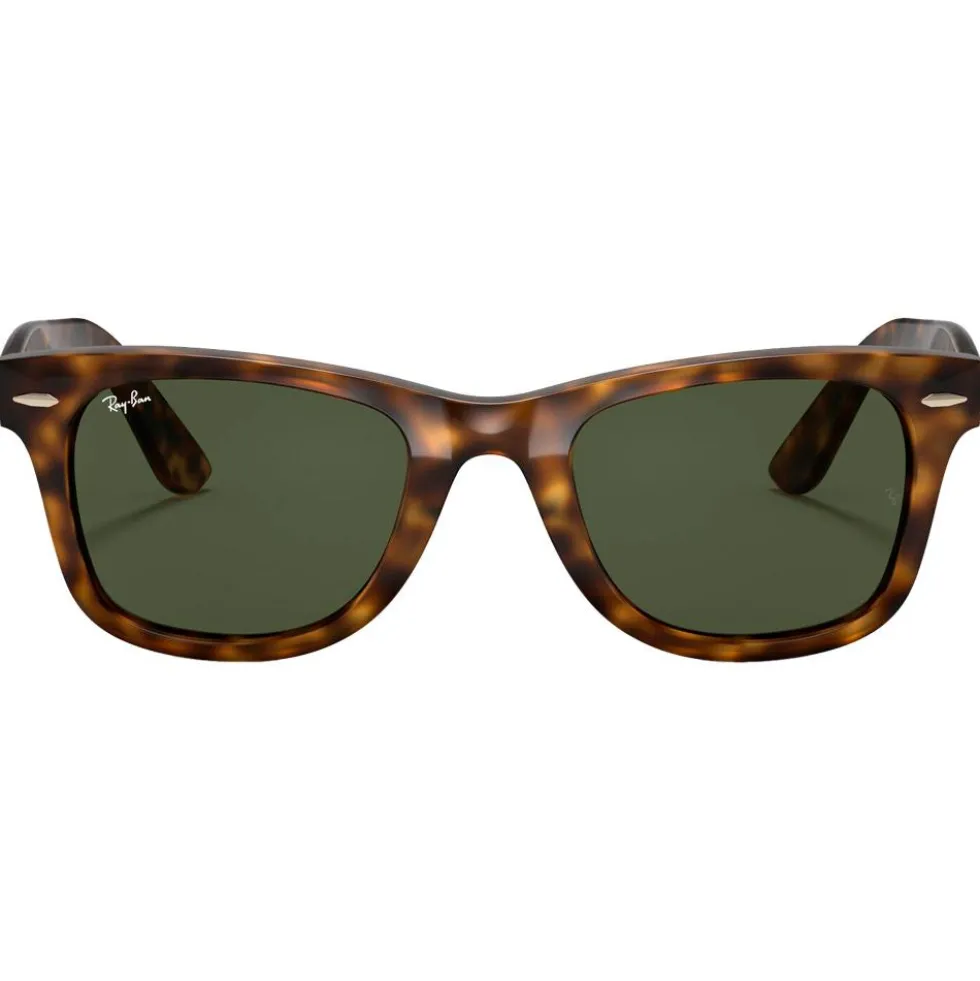 Occhiali da sole Ray Ban RB4340 Wayfarer Ease Polished Light Havana Green G-15