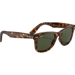Occhiali da sole Ray Ban RB4340 Wayfarer Ease Polished Light Havana Green G-15