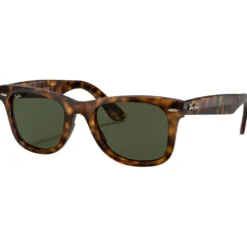 Occhiali da sole Ray Ban RB4340 Wayfarer Ease Polished Light Havana Green G-15