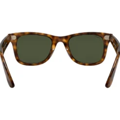 Occhiali da sole Ray Ban RB4340 Wayfarer Ease Polished Light Havana Green G-15