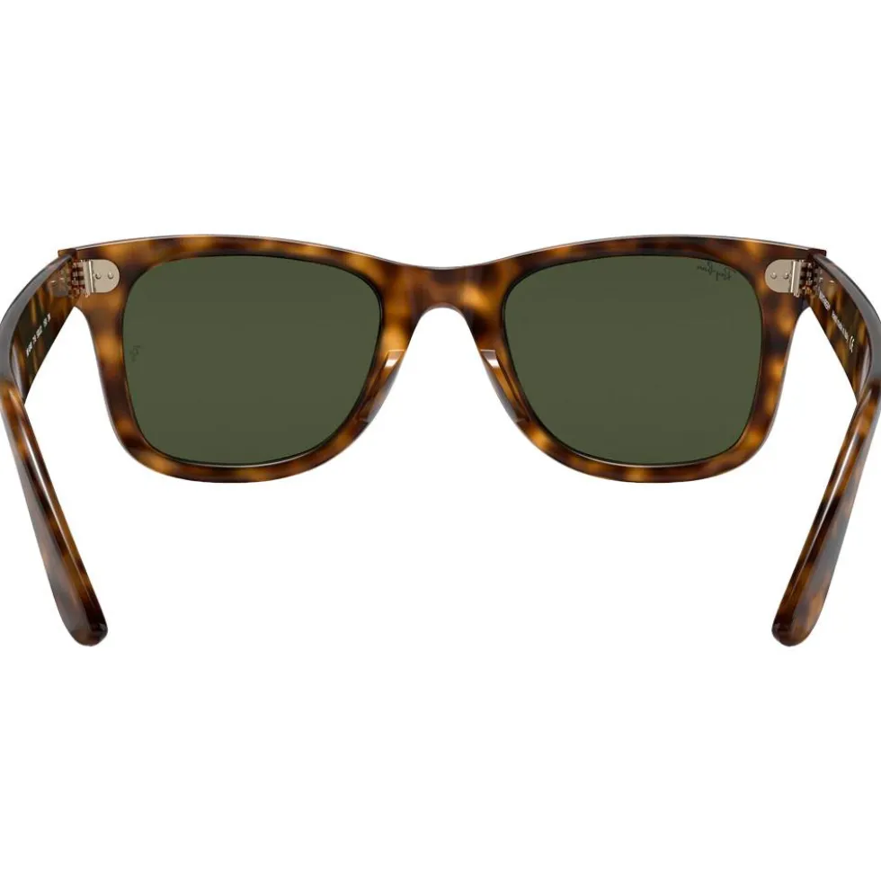 Occhiali da sole Ray Ban RB4340 Wayfarer Ease Polished Light Havana Green G-15