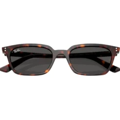 Occhiali da sole Ray Ban RB4456 Zaya Polished Havana Dark Grey