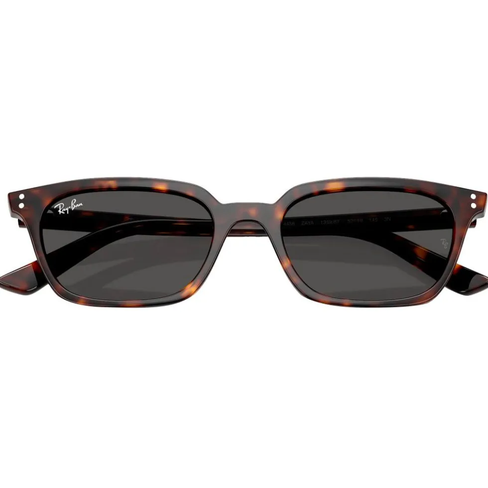 Occhiali da sole Ray Ban RB4456 Zaya Polished Havana Dark Grey
