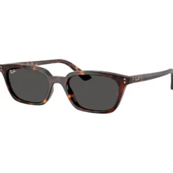 Occhiali da sole Ray Ban RB4456 Zaya Polished Havana Dark Grey