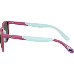 Occhiali da sole Ray Ban RJ9077S Disney Sun Kids Lilo & Stitch Polished Fucsia Dark Green